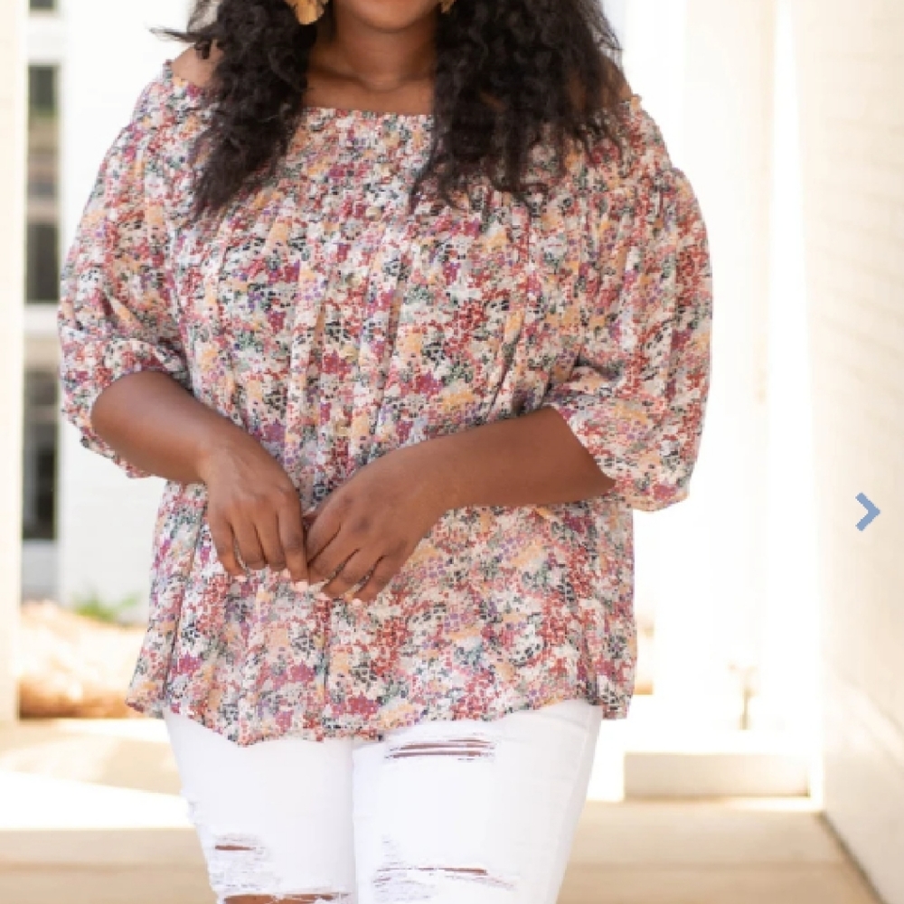 Floral Top 1X Brand New